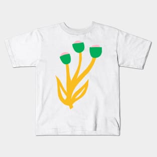 Triple Flower Kids T-Shirt